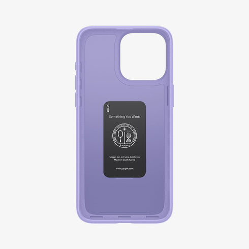 ACS06544 - iPhone 15 Pro Max Case Thin Fit in black showing the back
